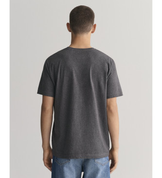 Gant T-shirt med mrkegrt skjold