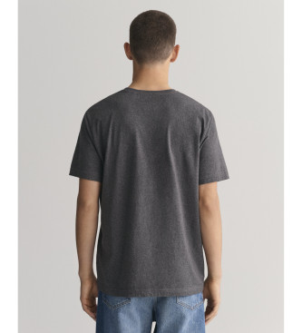 Gant T-shirt escudo cinzento escuro