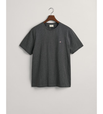 Gant T-shirt escudo cinzento escuro