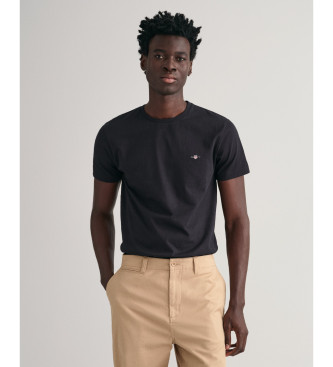 Gant Slim Fit Shield T-shirt black