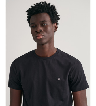 Gant Slim Fit Shield T-shirt zwart