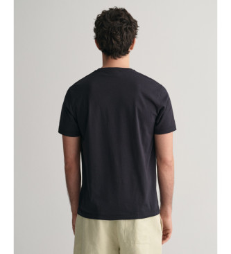 Gant Camiseta estampada Graphic negro