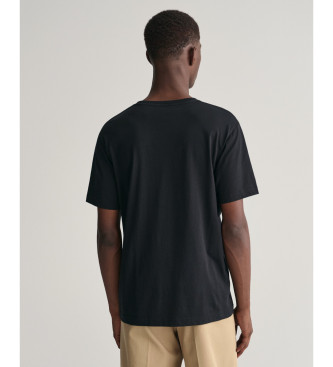 Gant T-shirt Archive Shield avec broderie noire