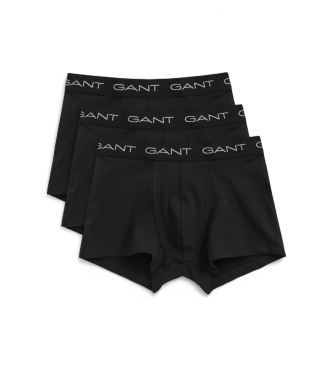 Gant Set di 3 boxer neri di marca
