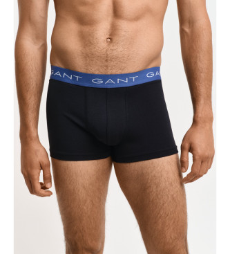 Gant Set di tre boxer blu scuro