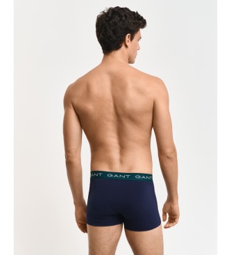 Gant Set di tre boxer blu scuro 