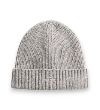 Gant Berretto di lana grigio melange