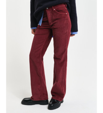 Gant Jean vas en velours ctel rouge