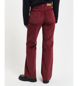 Gant Corduroy flared jeans rood