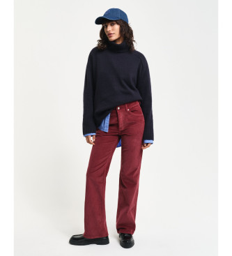 Gant Jean vas en velours ctel rouge