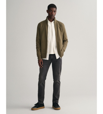 Gant Vaqueros Extra Slim Fit Active Recover negro