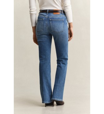 Gant Jeans a zampa elastici blu
