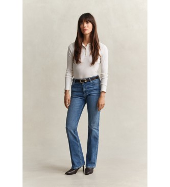 Gant Jeans a zampa elastici blu