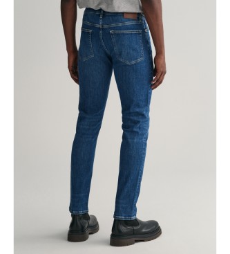 Gant Jeans Extra Slim Fit Active Recover blauw