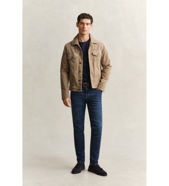 Gant Jeans slim fit extra Active Recover blu medio slavato