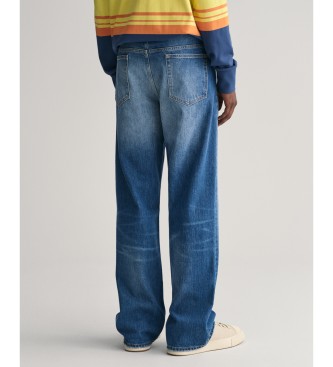 Gant Loose Fit Jeans med bl vintage tvtt