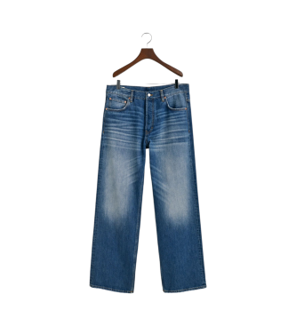 Gant Loose Fit Jeans met blauwe vintage wassing
