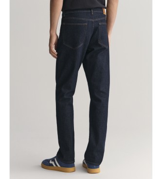 Gant Jeans med normal passform marinbl