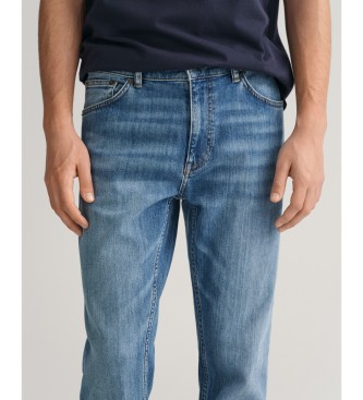 Gant Jeans Regular Fit blauw