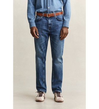 Gant Jaans Regular Fit Blu