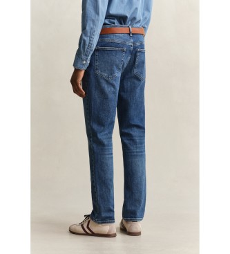 Gant Jaans Regular Fit Blu
