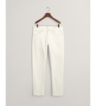 Gant Jeans Regular Fit blanco
