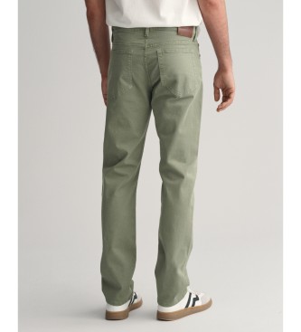 Gant Calas de ganga Regular Fit Desert verde