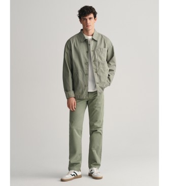 Gant Jeans Regular Fit Desert verde