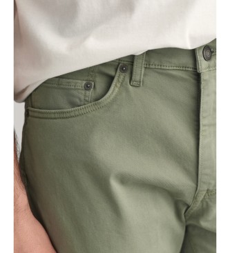 Gant Calas de ganga Regular Fit Desert verde