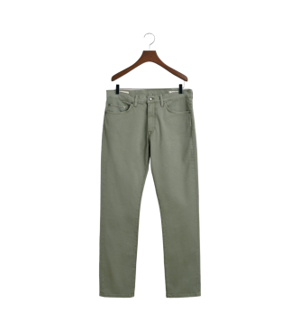 Gant Kavbojke Regular Fit Desert green