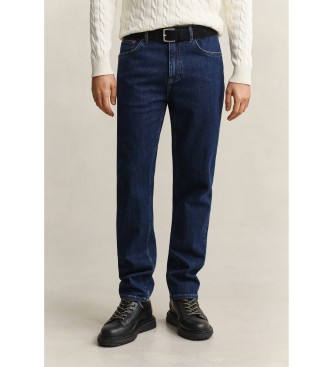 Gant Jaans Regular Fit lavaggio blu