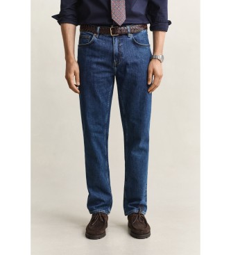 Gant Jeans regular fit lavaggio blu medio vintage