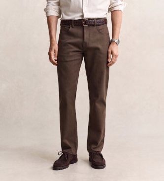 Gant Brown Regular Fit Jeans