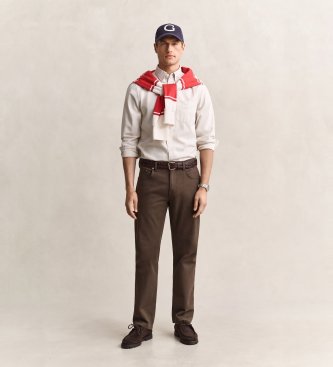 Gant Brown Regular Fit Jeans
