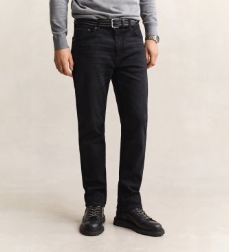 Gant Black Regular Fit Jeans