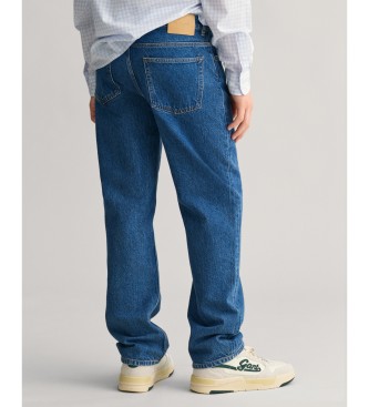 Gant Blauwe Relaxed Fit Jeans