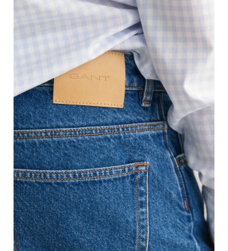 Gant Blauwe Relaxed Fit Jeans