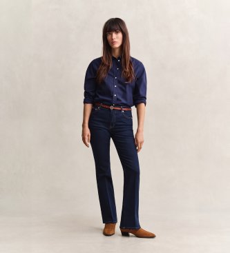 Gant Jeans slim fit flare azul escuro