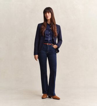 Gant Jeans slim fit flare azul escuro