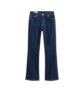Gant Jeans slim fit flare azul escuro