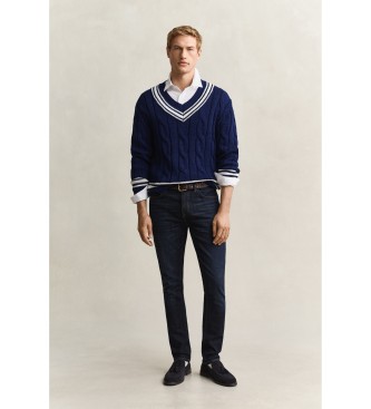 Gant Jeans Slim Fit Blu Scuro