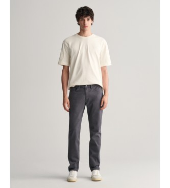 Gant Slim Fit Jeans Wstengrau