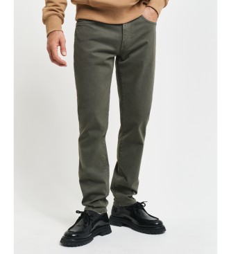 Gant Jeansy Slim Fit Desert green