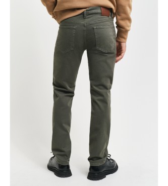 Gant Jeansy Slim Fit Desert green