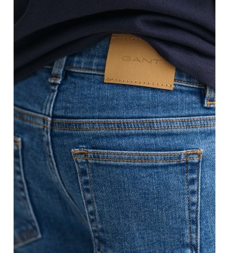 Gant Jeans Slim Fit azul