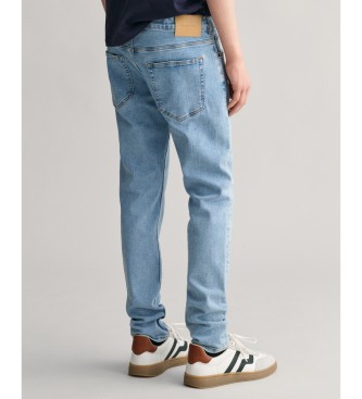 Gant Slim Fit Jeans Tonrspojkar bl