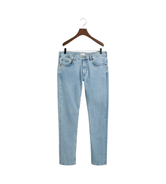 Gant Jeansy Slim Fit Teen Boys niebieskie