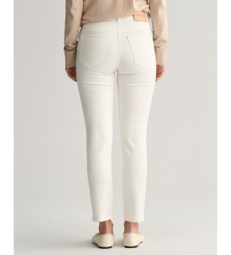 Gant Jeans tobilleros Slim Fit blanco