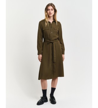 Gant Robe chemise avec poche verte