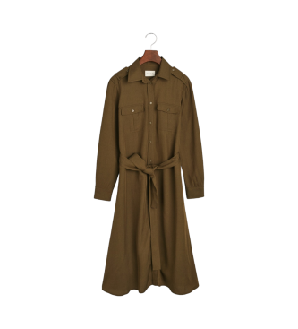 Gant Robe chemise avec poche verte